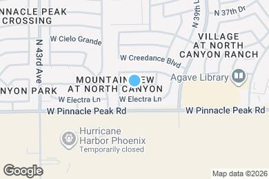 Map image of the property - 4033 W Camino Vivaz