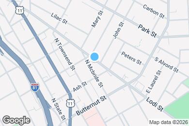 Map image of the property - 1605 Lodi St