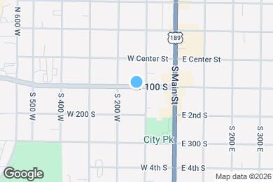 Map image of the property - 129 W 100 S