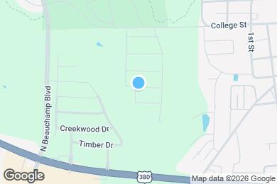 Map image of the property - 427 Wydown Dr