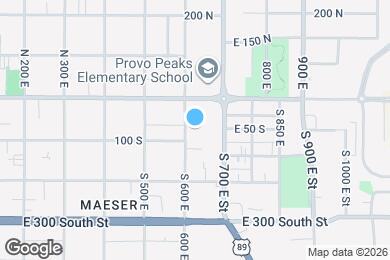 Map image of the property - 95 S 600 E