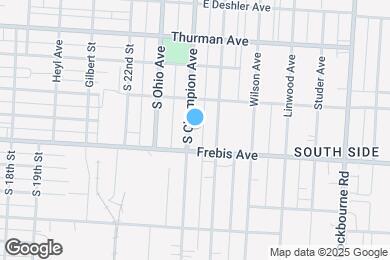 Map image of the property - 1430 S Champion Ave