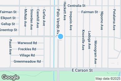 Map image of the property - 4248 Palo Verde Ave