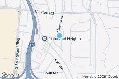 Map image of the property - 1079 Terrace Dr