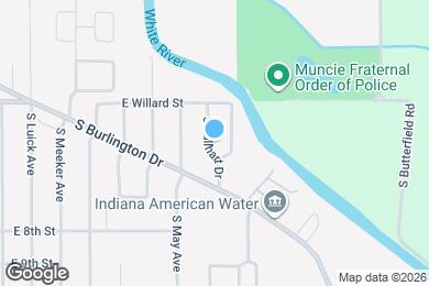 Map image of the property - 1208 S Fullhart Dr