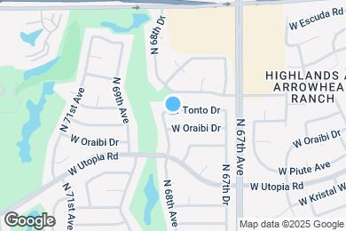 Map image of the property - 6769 W Tonto Dr