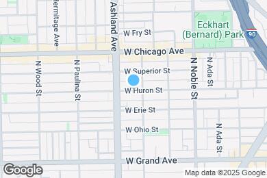 Map image of the property - 1530 W Huron St