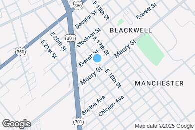 Map image of the property - 1811 Maury St