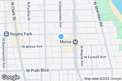 Map image of the property - 6945 N Paulina St