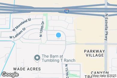 Map image of the property - 15818 W Diamond St