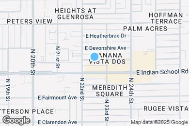 Map image of the property - 2225 E Monterosa St