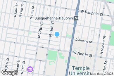 Map image of the property - 1514 W Diamond St