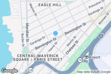 Map image of the property - 110 Bennington St