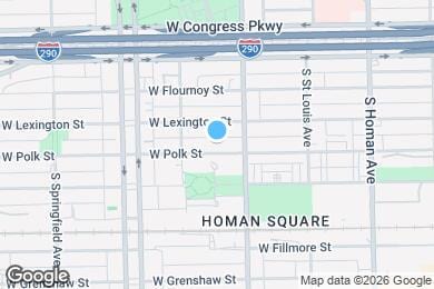 Map image of the property - 3626 W Polk St