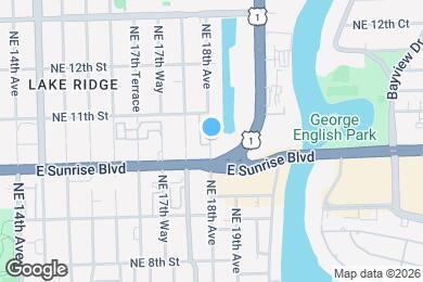 Map image of the property - 1044 NE 18th Ave