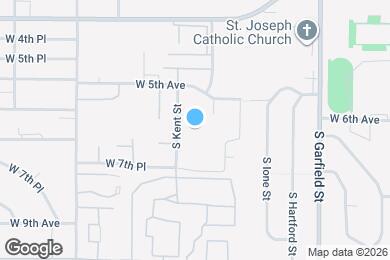 Map image of the property - 601 S Kent St