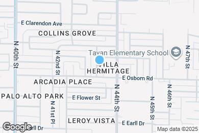 Map image of the property - 3415 N 43rd Pl