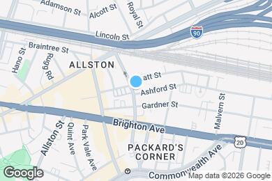 Map image of the property - 38 Linden St