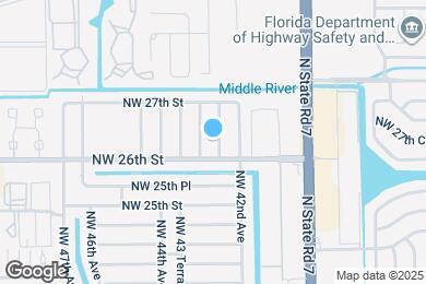 Map image of the property - 2621 NW 42nd Terrace
