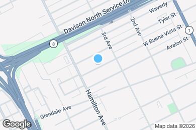 Map image of the property - 220 W Buena Vista St