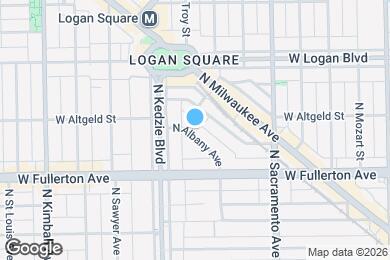 Map image of the property - 2459 N Albany Ave