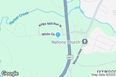 Map image of the property - 1133 White Oak Dr