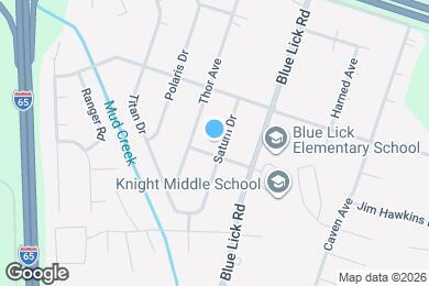 Map image of the property - 9716 Saturn Dr