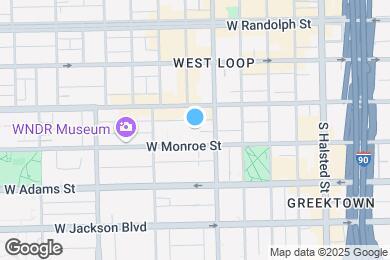 Map image of the property - 1040 W Monroe St