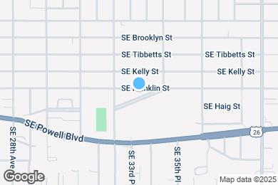 Map image of the property - 3360 SE Franklin St
