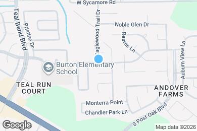 Map image of the property - 1423 Hunter Green Ln