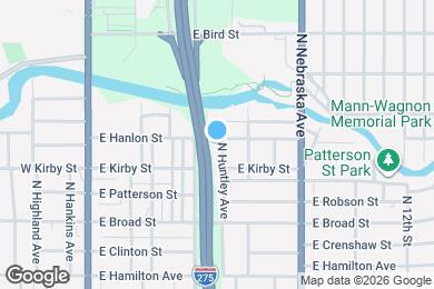 Map image of the property - 703 E Hanlon St