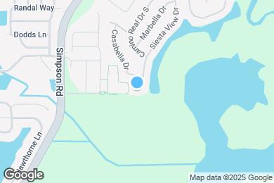 Map image of the property - 2926 Siesta View Dr