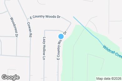 Map image of the property - 300 E Country Woods Dr