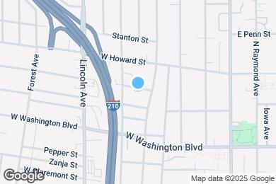 Map image of the property - 260 Del Monte St