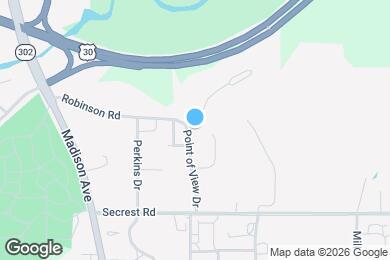 Map image of the property - 1044 Point of View Dr