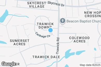 Map image of the property - 1900 Carthage Cir