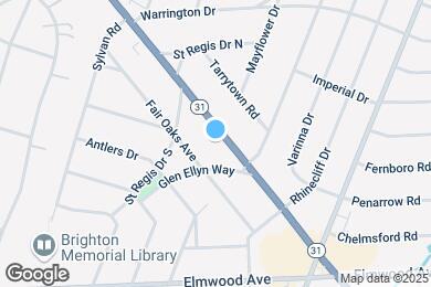 Map image of the property - 1685 Monroe Ave