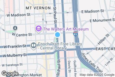 Map image of the property - 514 Saint Paul St