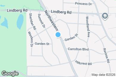 Map image of the property - 1705 Northwestern Ave