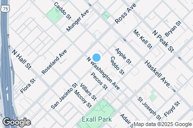 Map image of the property - 3812 San Jacinto St