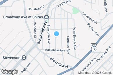 Map image of the property - 2331 Los Angeles Ave