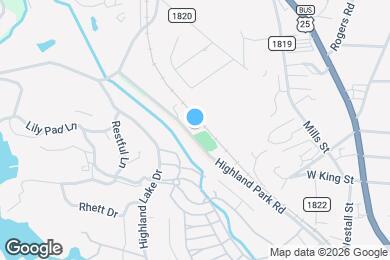 Map image of the property - 398 Highland Park Rd