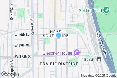 Map image of the property - 1617 S Michigan Ave