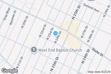 Map image of the property - 563 N 24th St