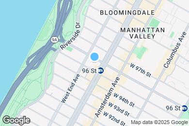 Map image of the property - 266 W 96th St