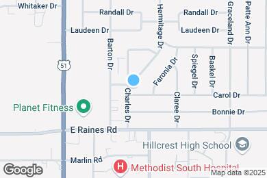 Map image of the property - 4056 Hermitage Dr