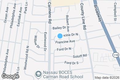 Map image of the property - 54 Francine Ave