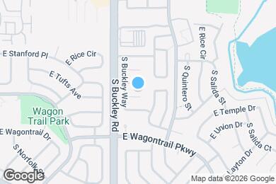 Map image of the property - 16955 E Temple Pl