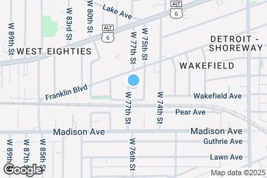 Map image of the property - 1925 W 77th St