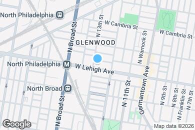 Map image of the property - 1235 W Lehigh Ave